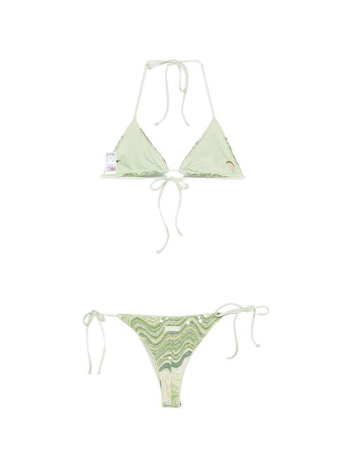 Bikini donna MC2 Saint Barth verde MC2 SAINT BARTH | LEAH MARIELLE01209L